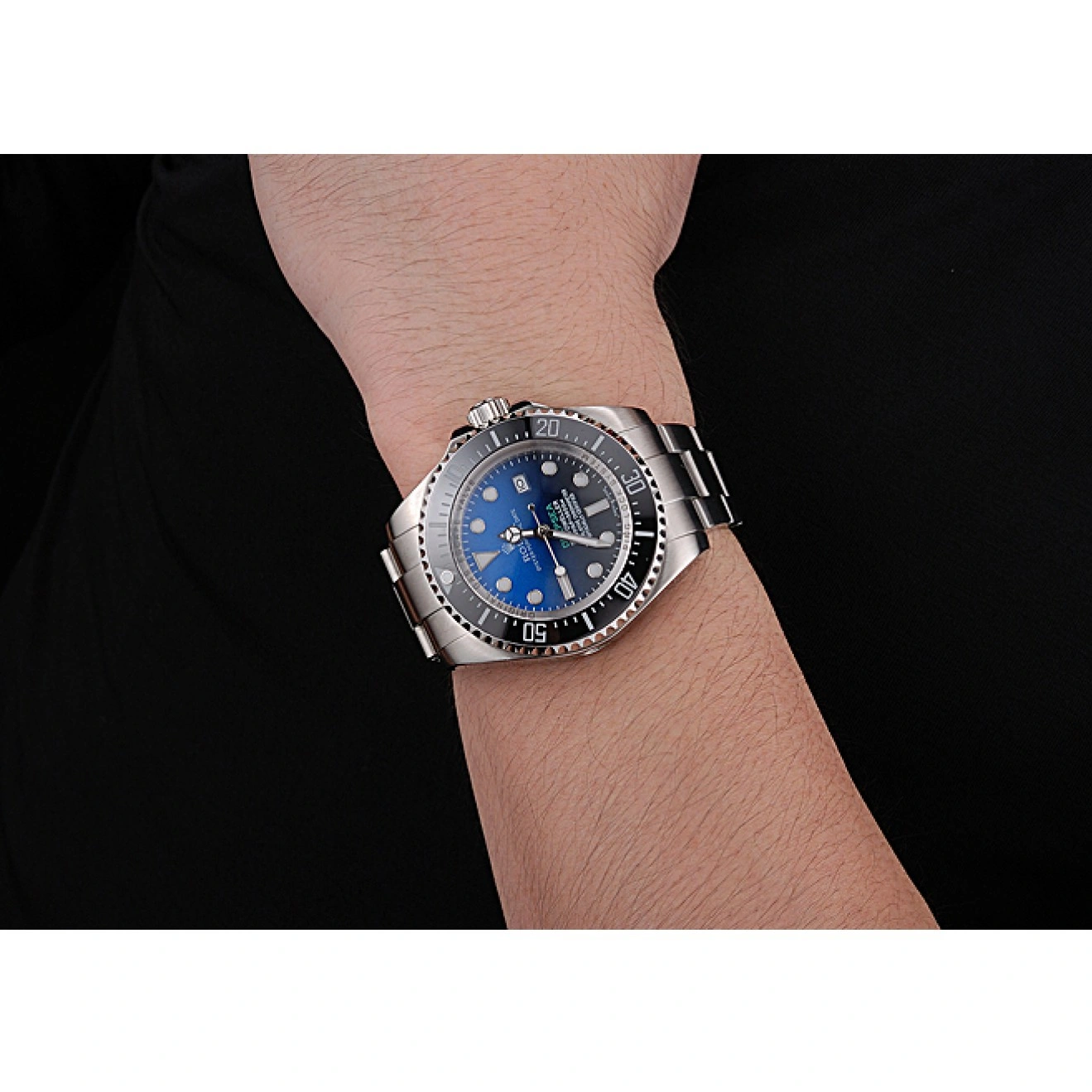 RepTime Watches 0210 Swiss Deepsea Dweller James Cameron Black Dial Stainless Steel Case And Bracelet 622847