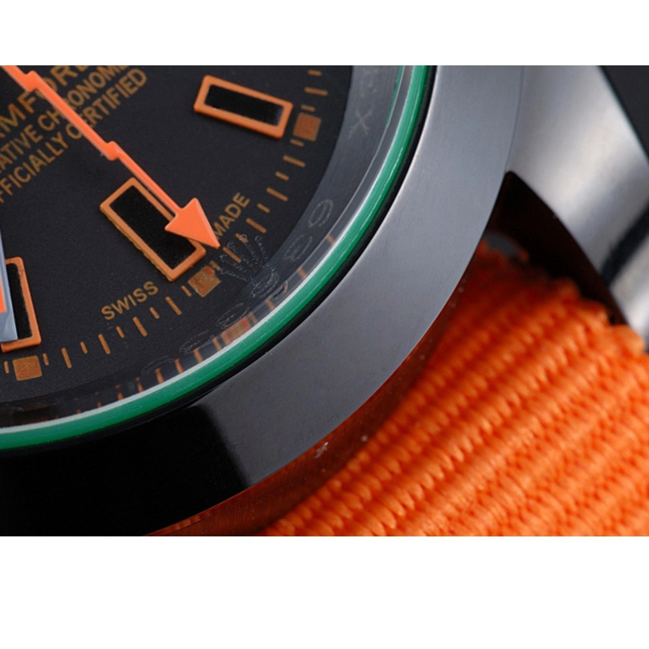 RepTime Watches 0213 Rolex Milgauss Bamford Orange Nylon Strap 622003