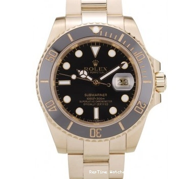 RepTime Watches 0208 Rolex Submariner Black Ceramic Bezel Black Dial 98231