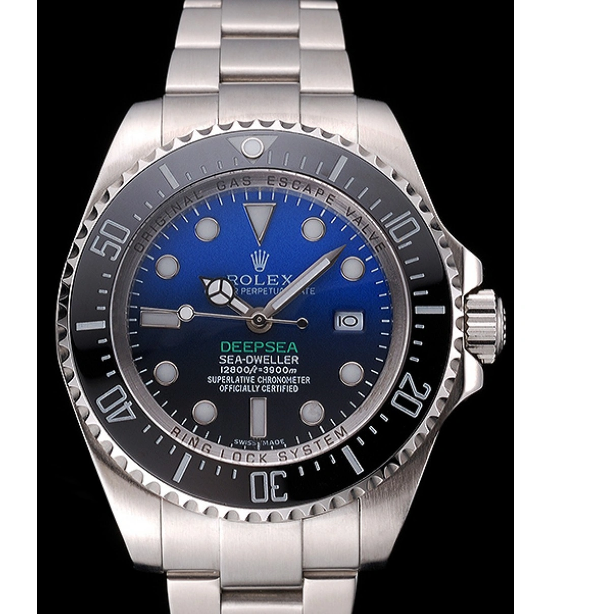 RepTime Watches 0210 Swiss Deepsea Dweller James Cameron Black Dial Stainless Steel Case And Bracelet 622847