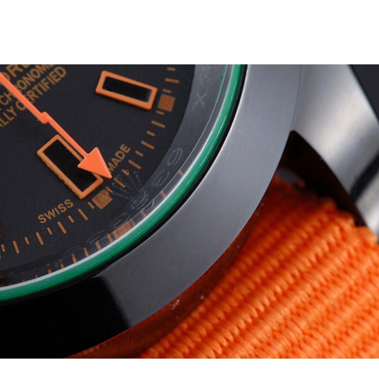 RepTime Watches 0228 Rolex Milgauss Bamford Orange Nylon Strap 622003