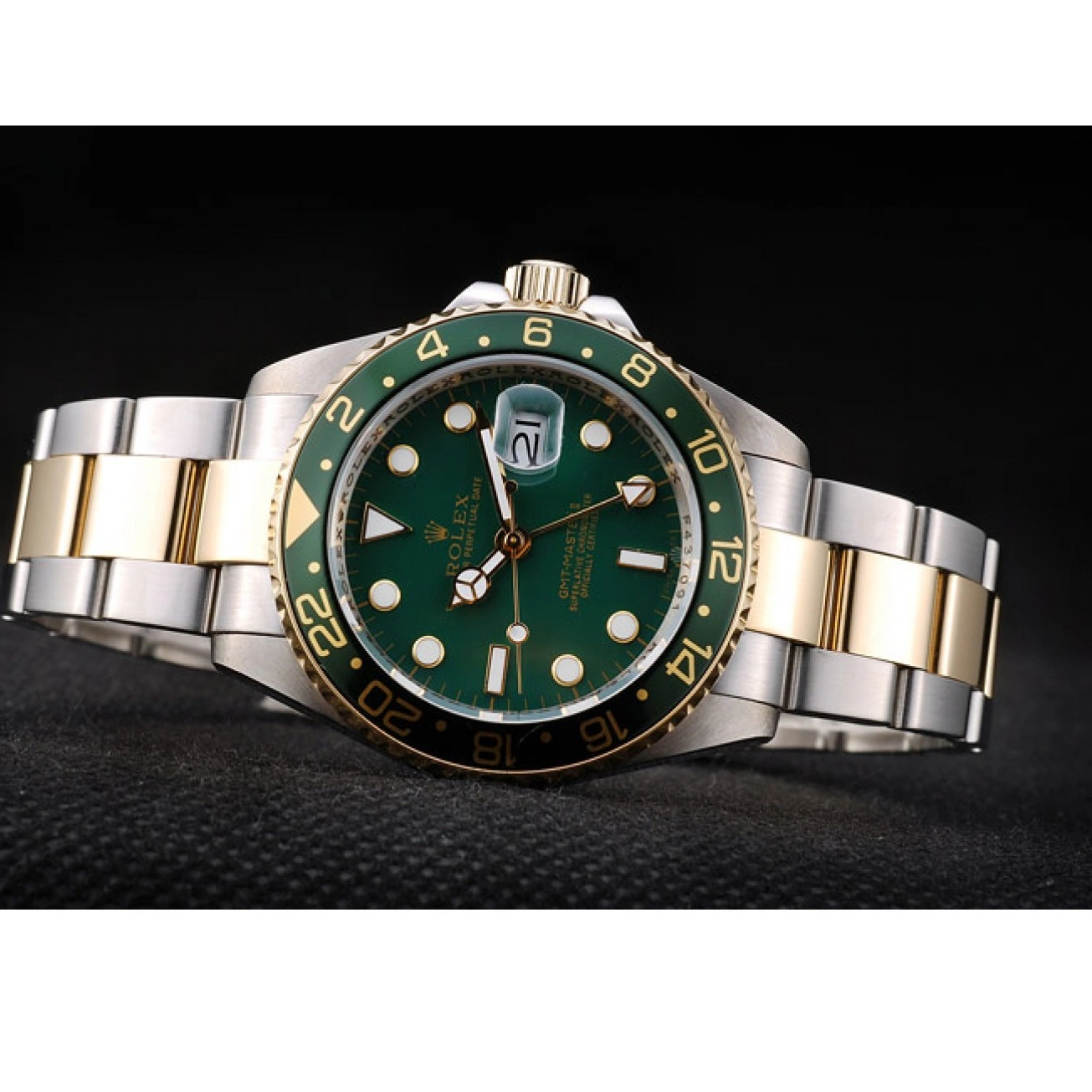 RepTime Watches 0224 Rolex GMT Master II Green Ceramic Bezel Green Dial Watch