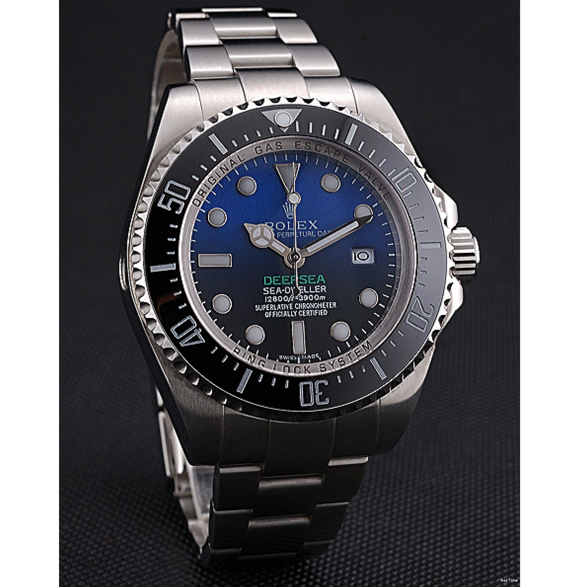 RepTime Watches 0210 Swiss Deepsea Dweller James Cameron Black Dial Stainless Steel Case And Bracelet 622847