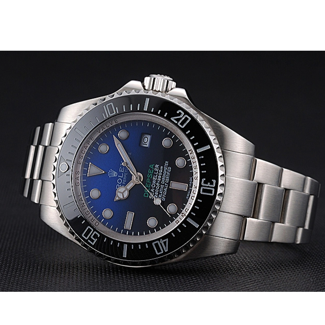 RepTime Watches 0210 Swiss Deepsea Dweller James Cameron Black Dial Stainless Steel Case And Bracelet 622847