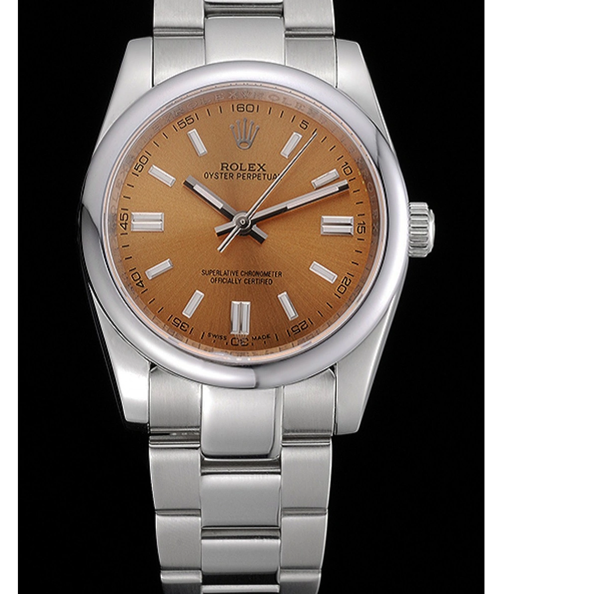 RepTime Watches 0224 Rolex Oyster Perpetual DateJust Stainless Steel Case Champagne Dial Stainless Steel Bracelet 622639