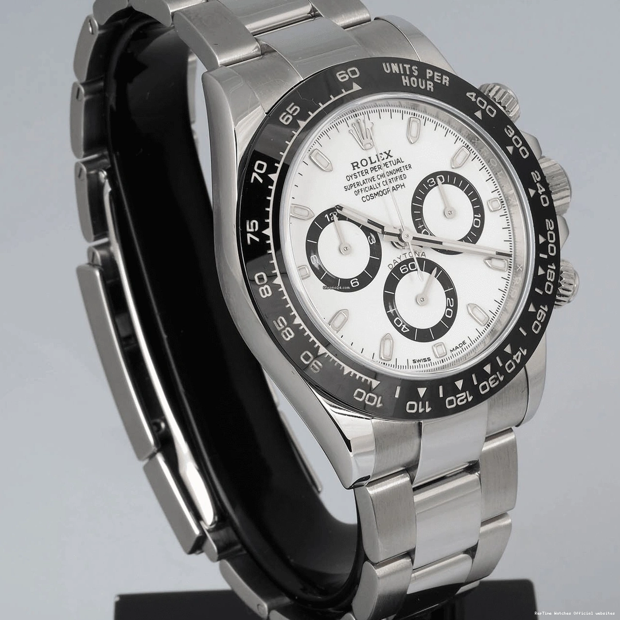 RepTime Watches 0226 AAA Replica Rolex Cosmograph Daytona Stainless Steel Mens Watch 116500LN-0001