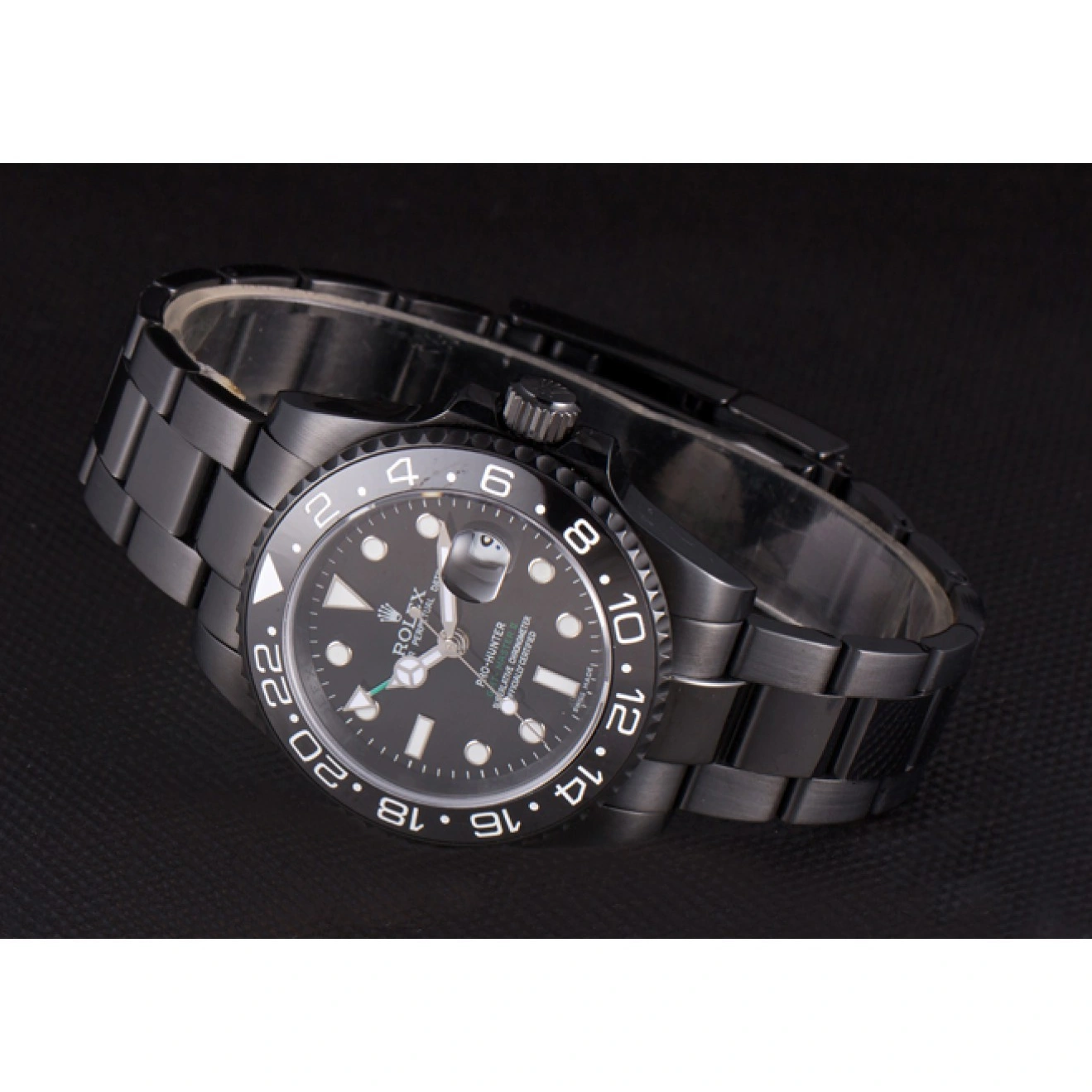 RepTime Watches 0219 Rolex GMT Master II Full PVD Pro-Hunter Edition