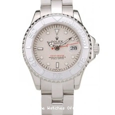 RepTime Watches 0225 Rolex Yacht Master Silver Bezel Beige Dial