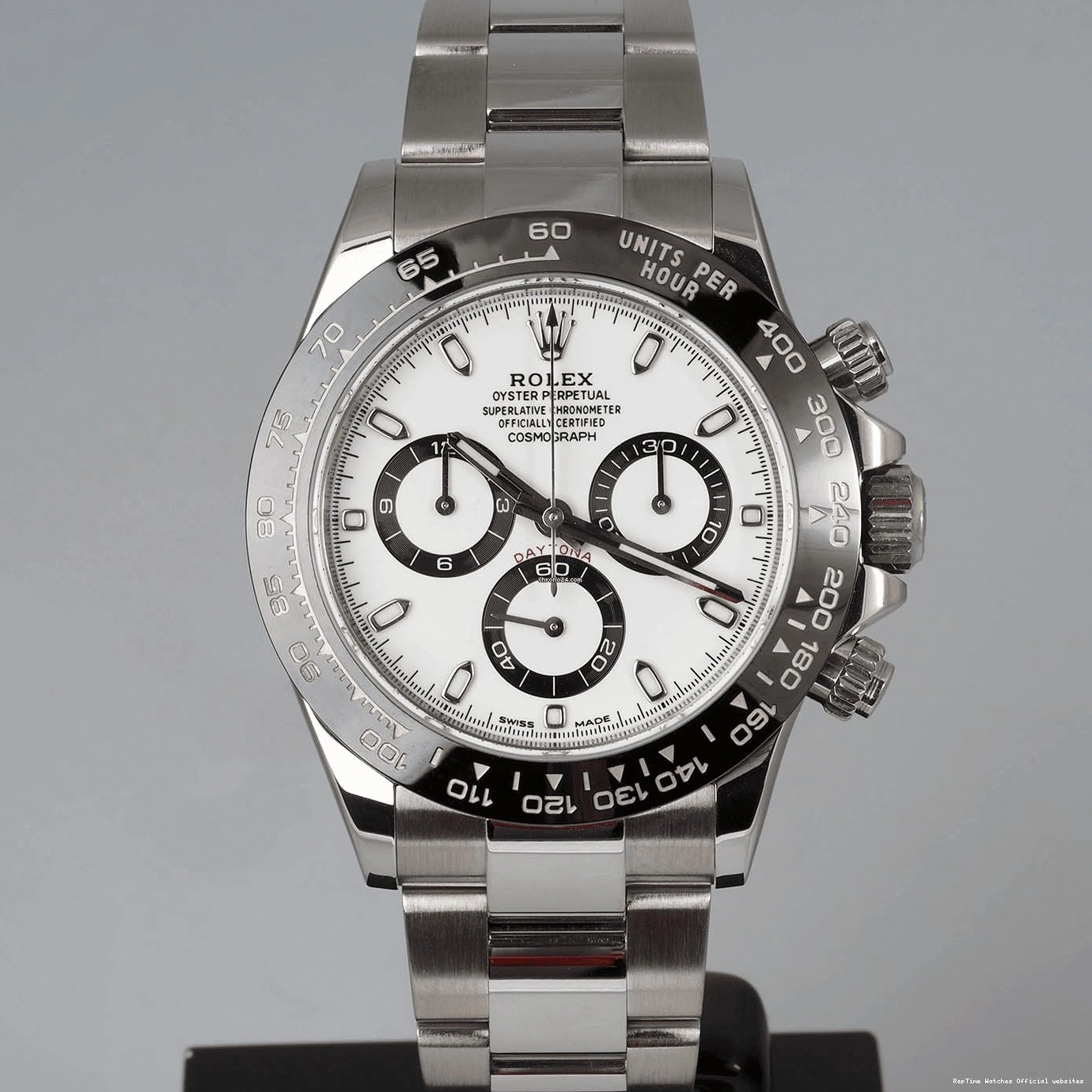 RepTime Watches 0226 AAA Replica Rolex Cosmograph Daytona Stainless Steel Mens Watch 116500LN-0001