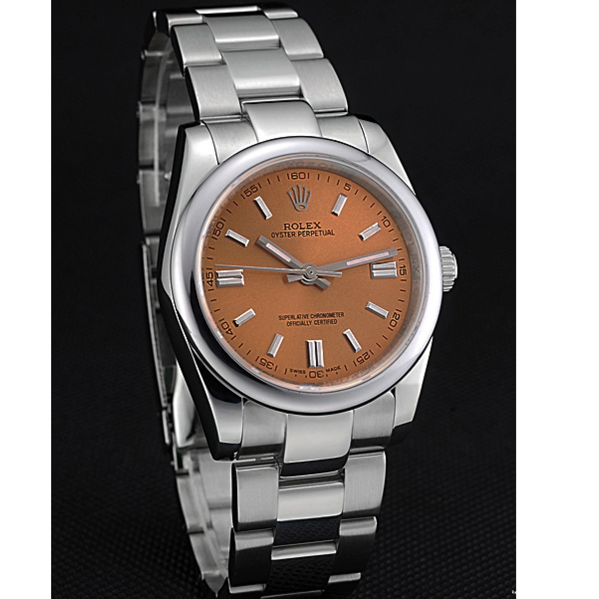 RepTime Watches 0217 Rolex Oyster Perpetual DateJust Stainless Steel Case Champagne Dial Stainless Steel Bracelet 622639