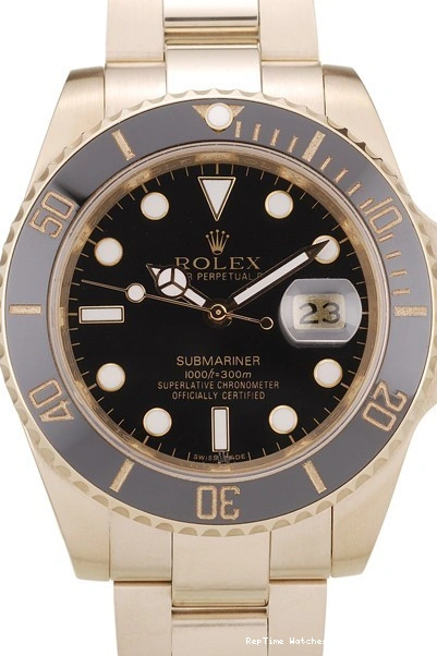 RepTime Watches 0227 Rolex Submariner Black Ceramic Bezel Black Dial 98231