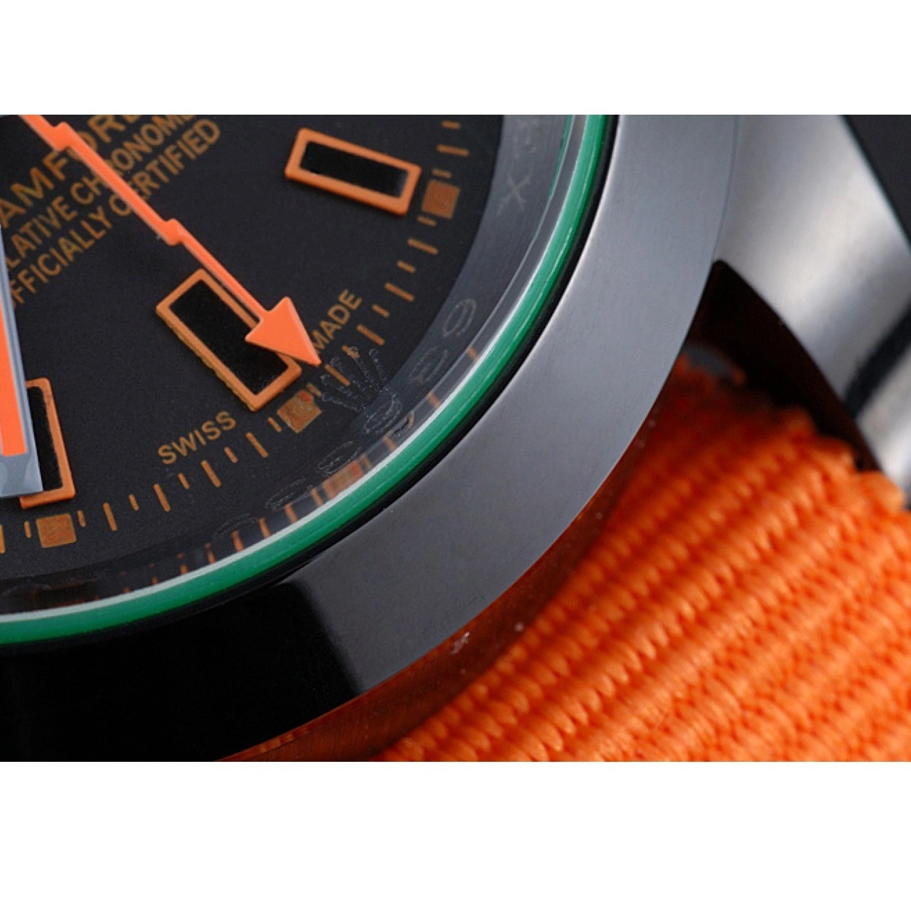 RepTime Watches 0214 Rolex Milgauss Bamford Orange Nylon Strap 622003