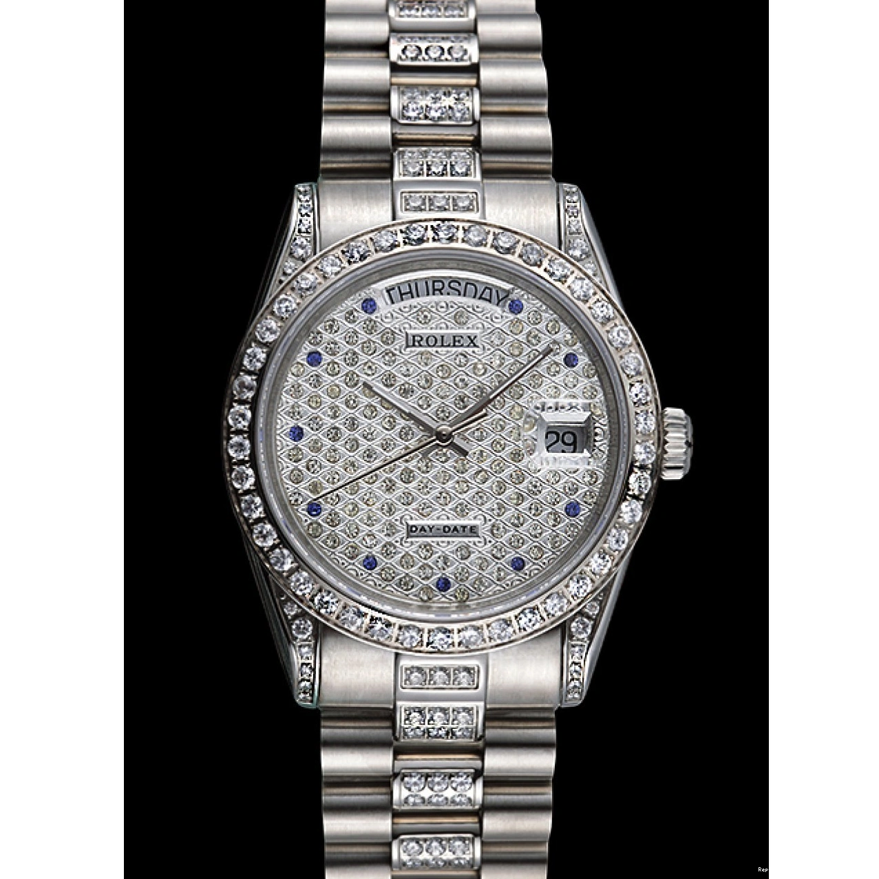 RepTime Watches 0307 Swiss Rolex Day-Date Diamonds-srl182 621612