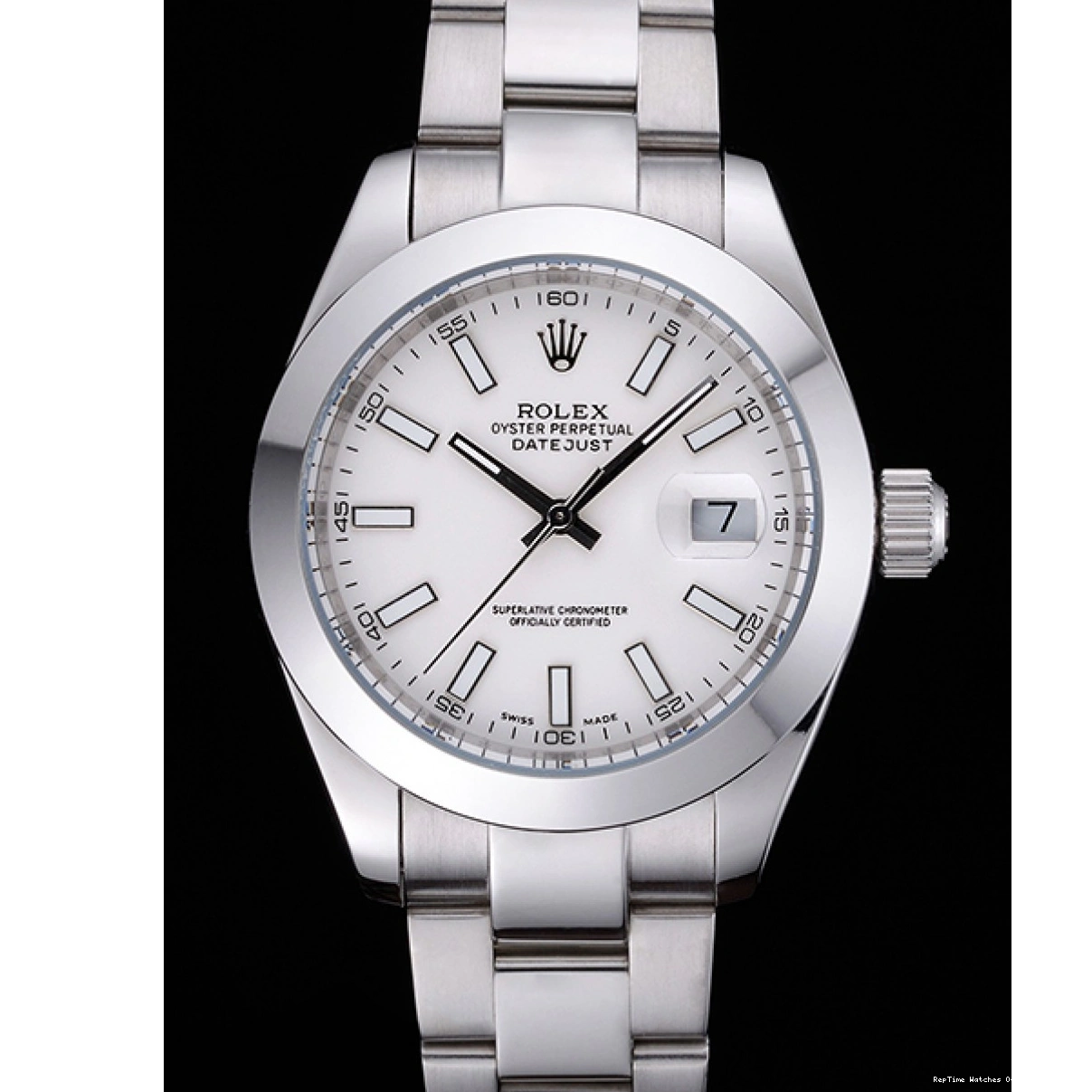 0309 Rolex Datejust Stainless Steel Case White Dial 622266