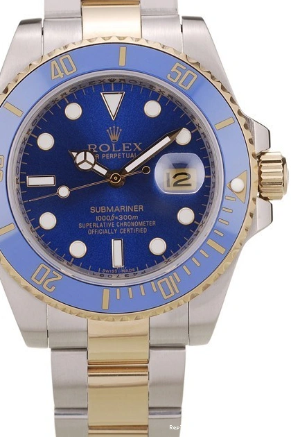 RepTime Watches 0311 Rolex Submariner Blue Bezel Blue Dial 98230